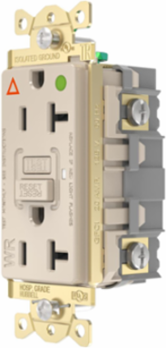 Fed Spec, Hospital Grade, 5-20R AUTOGUARD® Self-Testing, Self-Grounding GFCI
