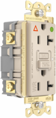 Fed Spec, Hospital Grade, 5-20R AUTOGUARD® Self-Testing, Self-Grounding GFCI