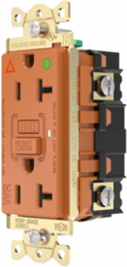 Fed Spec, Hospital Grade, 5-20R AUTOGUARD® Self-Testing, Self-Grounding GFCI