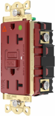 Fed Spec, Hospital Grade, 5-20R AUTOGUARD® Self-Testing, Self-Grounding GFCI