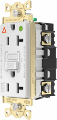 Fed Spec, Hospital Grade, 5-20R AUTOGUARD® Self-Testing, Self-Grounding GFCI