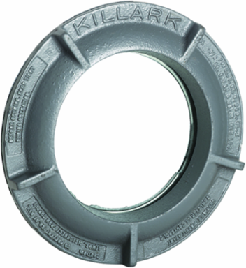 GL Series 7-3/4 Inch Round Glass Lens Cover, Aluminum, Type 4 IP66, NEMA 3, 4, 4X
