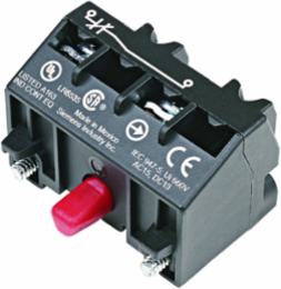 G Series Contact Block - 1NO/1NC, 2 Inch x 1.75 Inch x 1.75 Inch, 10A @ 600 VAC