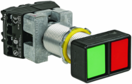 Aluminum Momentary Push Button Operator, 6.31 Inch x 2.25 Inch, 1NO/1NC