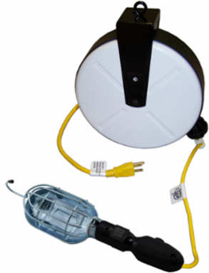 Cord Reel 30' 16/3 W/Inc Lamp