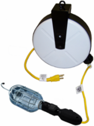 Cord Reel 30' 16/3 W/Inc Lamp