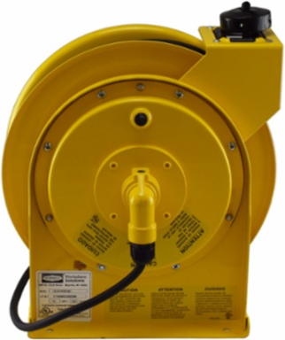70' 16/3 Industrial Duty Cord Reel w/Incandescent Lamp