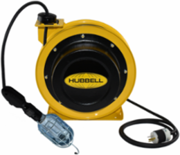 70' 16/3 Industrial Duty Cord Reel w/Incandescent Lamp