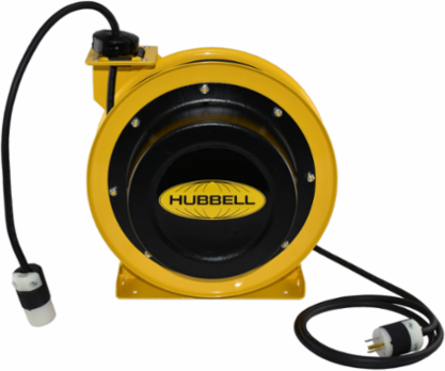 70' 16/3 Industrial Duty Cord Reel w/Single Receptacle