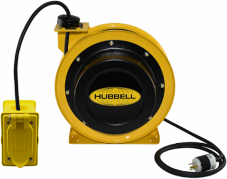 70' 12/3 Industrial Duty Cord Reel w/Dual Receptacle