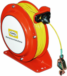 Open Spool Static Discharge Reel 75' w/Alligator Clip