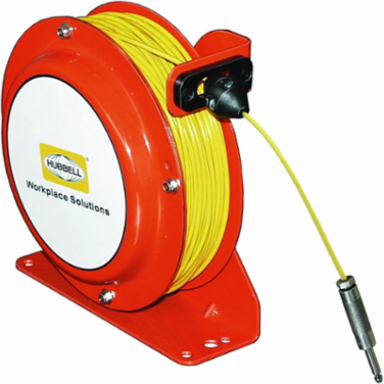Open Spool Static Discharge Reel 75' w/Round Grnd Plug