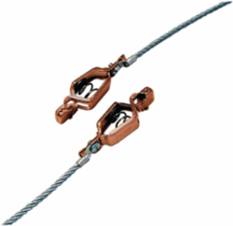 3' Flex Steel Cable w/2 alligator clips