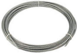 WIRE ROPE,GLV,1/8,CLEAR, 50-FT