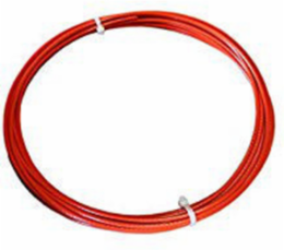 WIRE ROPE,S.S.,1/8,ORANGE, 100-FT