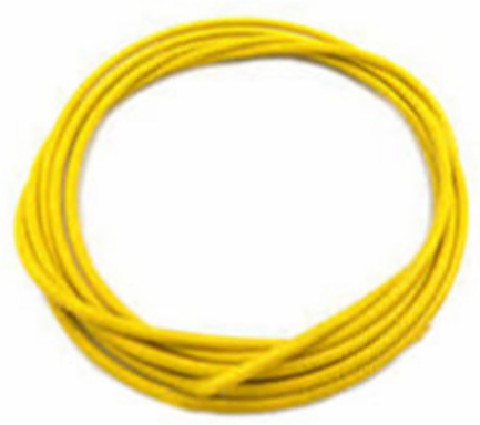WIRE ROPE,S.S.,5/32,YELLOW, 50-FT