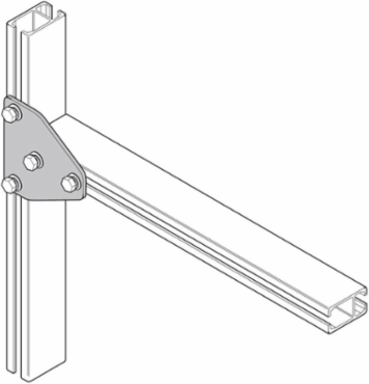 Aluminum Track Component - T–Plate