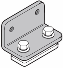 Aluminum Track Component - Angle Mounting Bracket