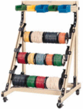 Wire Spool Cart with Four Casters