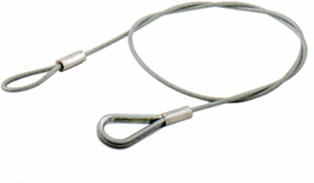 18" Safety Cable.