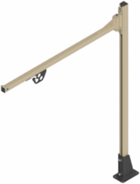 Bench Mounted Jib, Swing 3' Boom, 4' Column, 30 Lb Capacity
