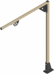 Bench Mounted Jib, Fixed 3' Boom, 4' Column, 30 Lb Capacity