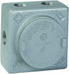 Iron Outlet Body 1 Inch, 7 Internal Hubs, Gray Finish, Powder Epoxy Paint