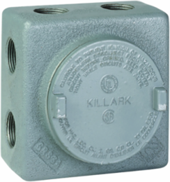 3/4 Inch Aluminum Outlet Body, 13 Hub Configuration, 7.75 x 6 x 4.125 Inch