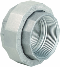 4 Inch Aluminum Female to Female Union, Quad Listed, Threaded for Rigid Conduit