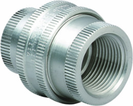 Female to Female Union, 3/4 Inch Hub Size, 2 Inch Height, Aluminum