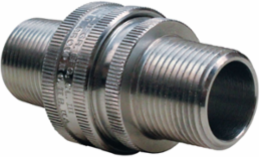 1 Inch Aluminum Male to Male Union, NPT Tapered Threads, Durable Construction