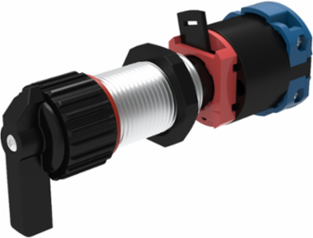 3 Position 1 Pole Double Throw Selector Switch, Long Length 6.7 Inch x 1.8 Inch, 20 A