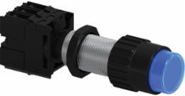 Blue Illuminated Push Button 40mm Length, 10A, 120V AC/DC, Type 4X