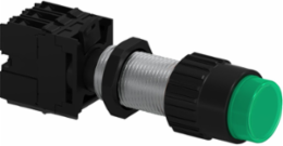Green Illuminated Push Button, 40mm Long, 10A, Type 4X, 120V AC/DC