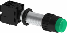Green Illuminated Push Button, 6.7 Inch Length, 10A, Momentary Action, NEMA Type 4X