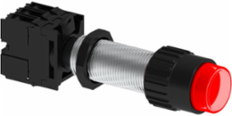 Red Illuminated Push Button, 120V AC/DC, 6.7 Inch Length, 1.5 Watt, 10 Amp, Type 4X