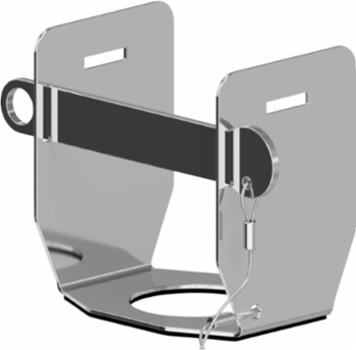 Lockout Mushroom Button Release with IP66W Rating and Stainless Steel Material