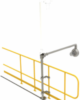 Spartan Hinge 1-1/2 Inch Iron Finish with Lowering Cam System