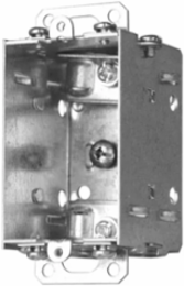 Single Gang Device Box 2 Inch Deep, 10 Cu. In., Steel, 50-Pack