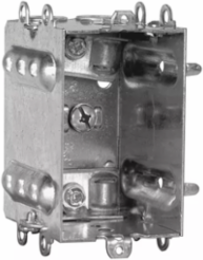 1-Gang Box 2-1/2 Inch Deep Rugged Metallic Construction (50-Pack)