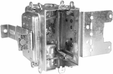 Steel Stud Device Box 2-1/2 Inch Deep, 16 Cu. In., 1-Gang, CSA Certified (25-Pack)