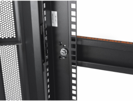 Full Size Network Cabinet, 42RU, 76.6" Height, 48 Inch Depth, Steel