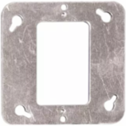 4 in. Square Cover, Flat Cover, for One Device (50-Pack)