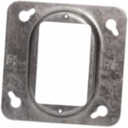 4 in. Square Cover, Raised 1/2 in., 3.5 Cu. In., for One Device (50-Pack)