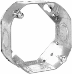 Extension ring for 4 In. Octagon Box, 1-1/2 in. Deep, 15 Cu. In., with Concentric, 1/2 & 3/4 in. KO (50-Pack)