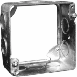 Extension ring for 4-11/16 In. Square Box, 2-1/8 in. Deep, 42 Cu. In., with Concentric, 1/2 & 3/4 in., and 1/2 in. KO (30-Pack)