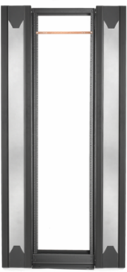 Copper Grounding & Bonding Bus Bar 0.75 Inch x 19 Inch, Rack-Mount