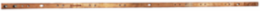 Grounding & Bonding Bus Bar 0.75 Inch x 36 Inch, 8D, Tin-Plated Copper