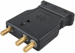 100 Amp Male Inline Stage Pin Device, 125V, Black