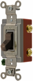Extra Heavy Duty Toggle Switch, 20A 120/277V AC, Brown, 4.06 Inch